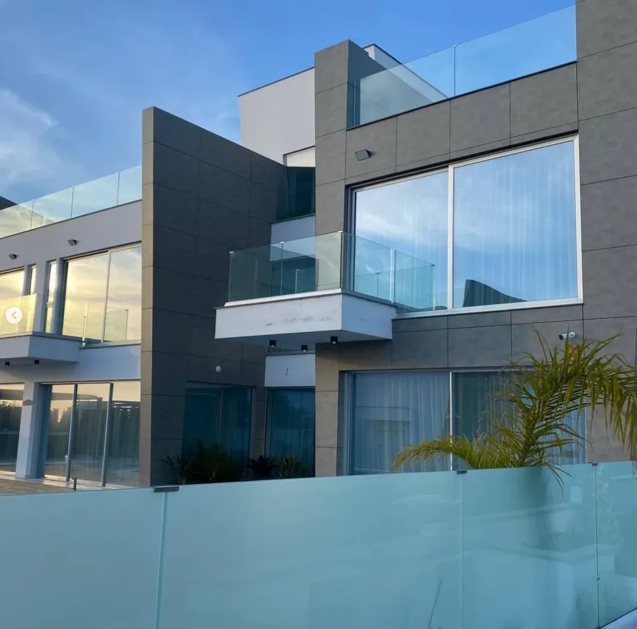 Modern HPL facade in Ayia Napa