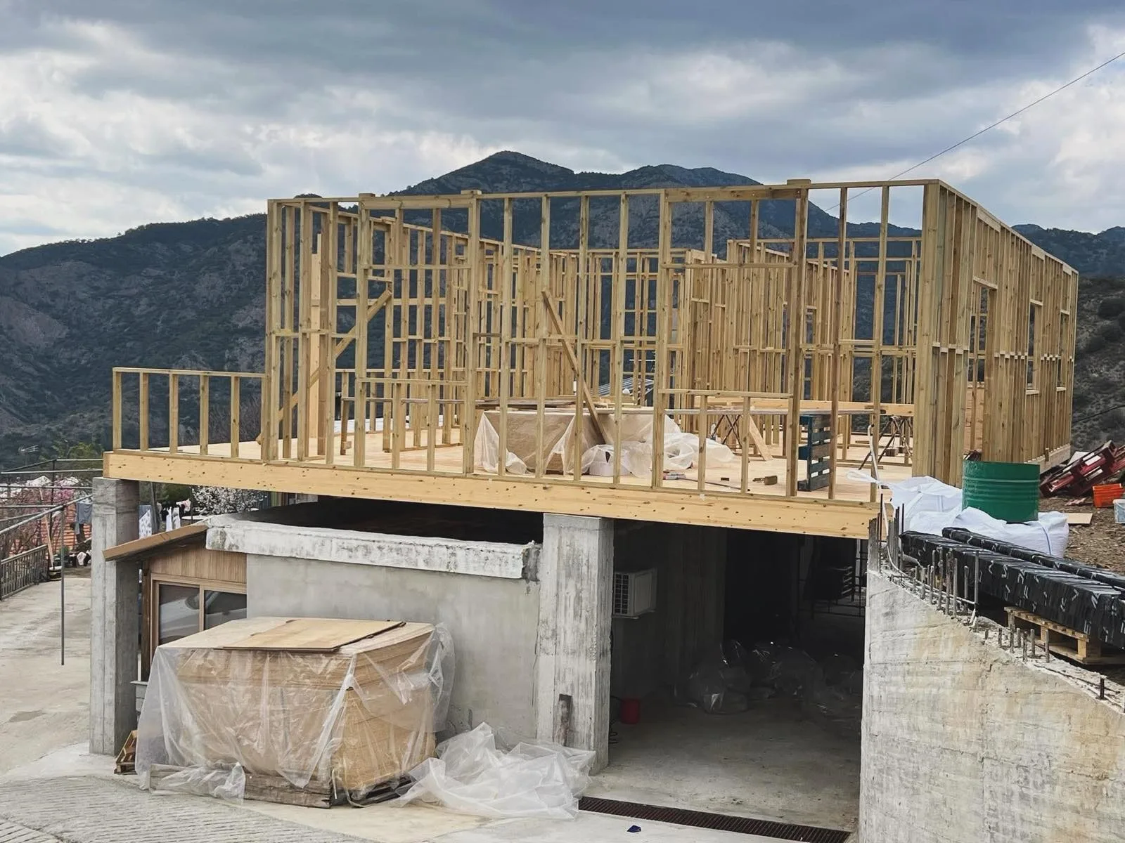 Timber structural frame